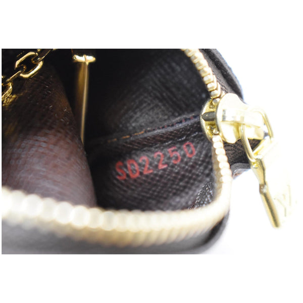 Louis Vuitton Pochette Key Cles Damier Ebene Coin Case code SD2250
