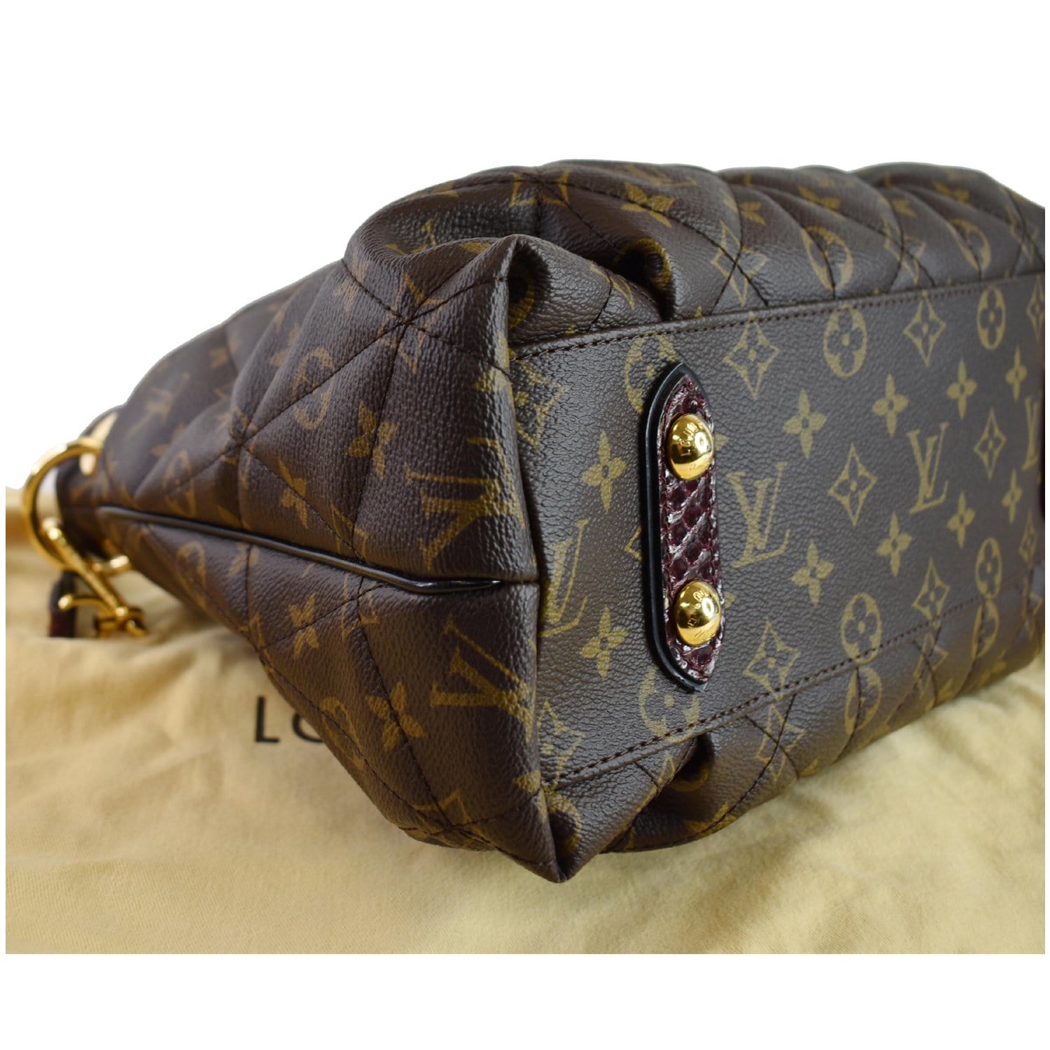 Etoile cloth handbag Louis Vuitton Brown in Cloth - 31634912