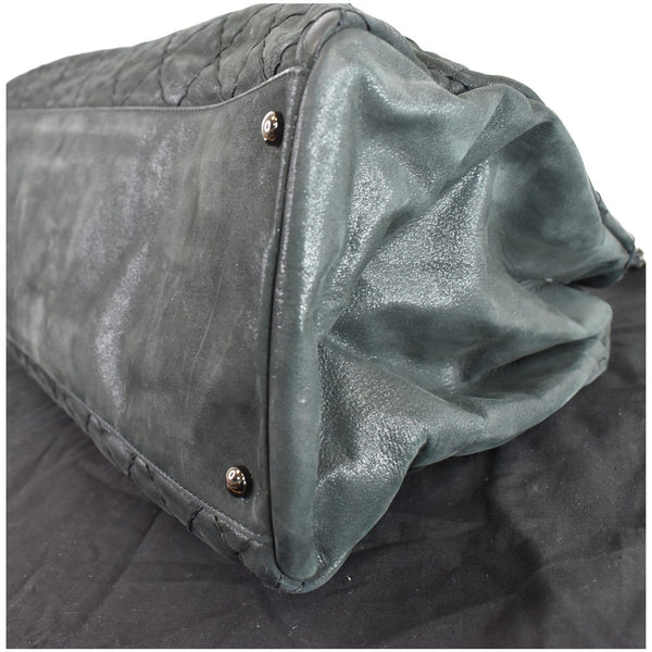 Chanel Just Mademoiselle Maxi Iridescent Leather - Bag Flat