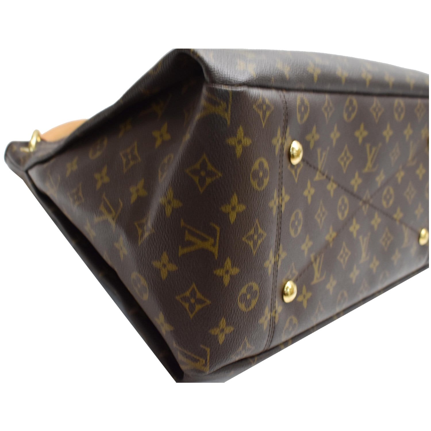 Louis Vuitton Artsy Handbag Monogram Canvas with Python MM Brown 1743091