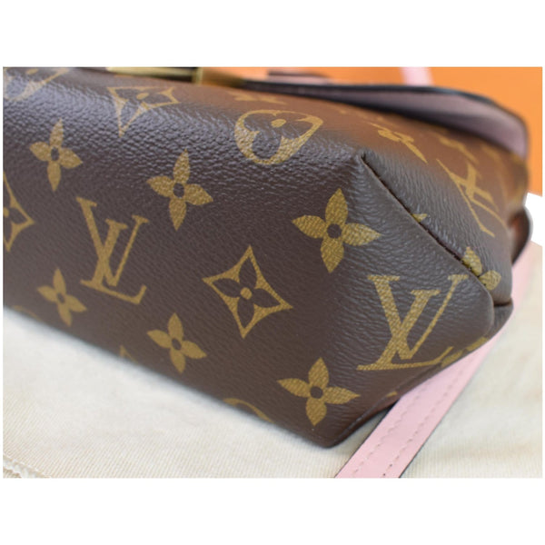 Louis Vuitton Locky BB leather & Canvas Crossbody Bag