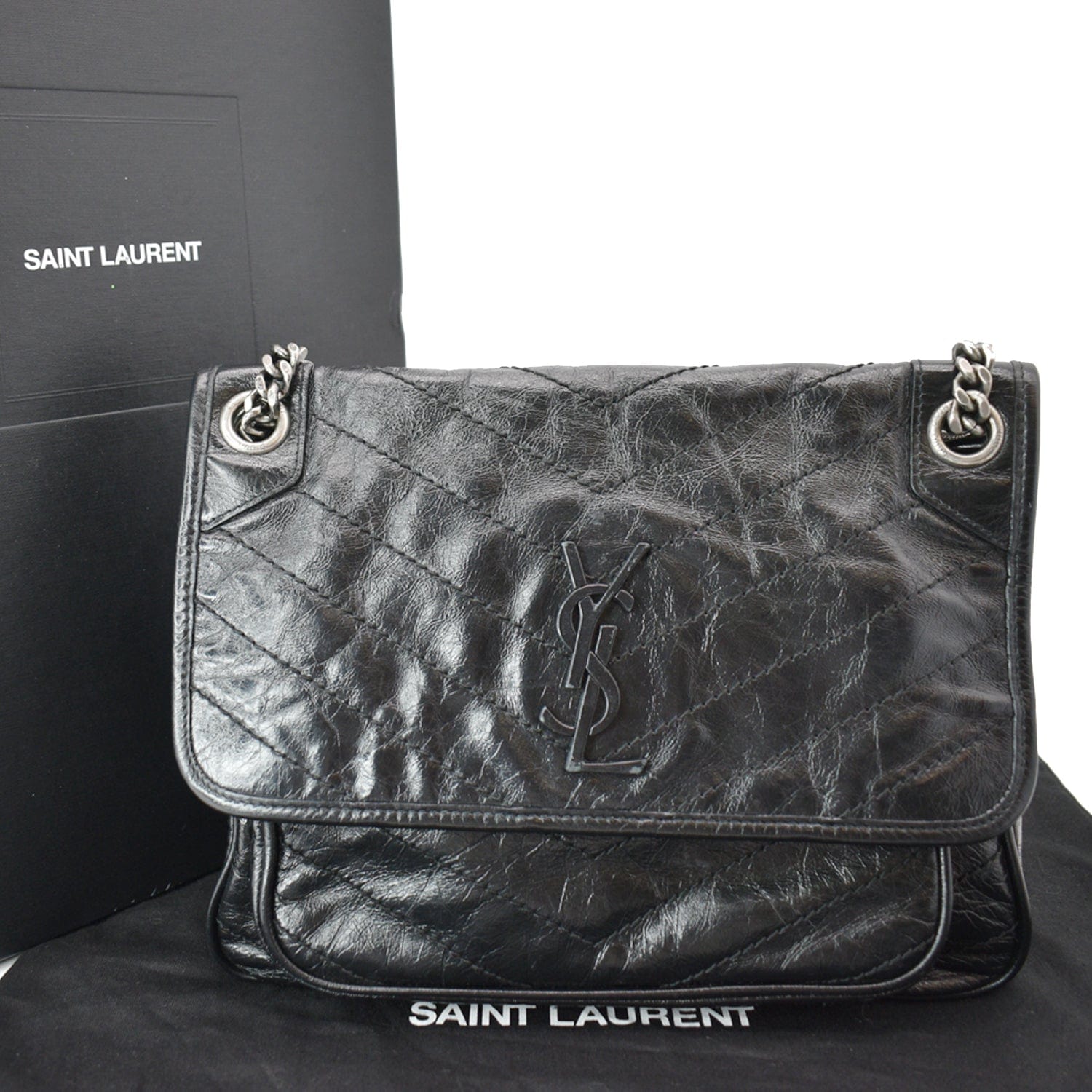 Yves Saint Laurent, Bags, Authentic Ysl Nikki Like Newauthenticity Card  Original Price Tag Dust Bag