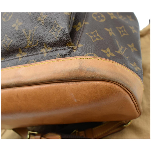 LOUIS VUITTON Montsouris GM Monogram Canvas Backpack Bag Brown
