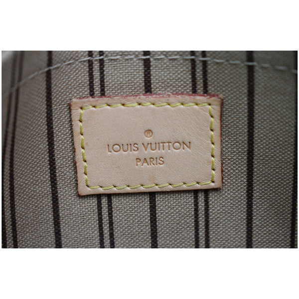 LOUIS VUITTON Neverfull GM Monogram Canvas Pochette Wristlet Pouch Brown