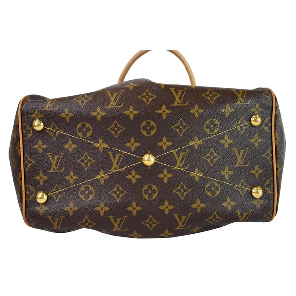 LOUIS VUITTON Tivoli GM Monogram Canvas Shoulder Bag Brown