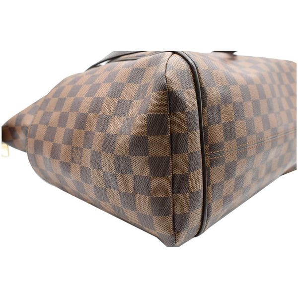 LOUIS VUITTON Totally MM Damier Ebene Shoulder Bag Brown