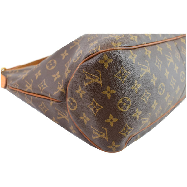 LOUIS VUITTON Delightful MM Monogram Canvas Shoulder Bag Brown