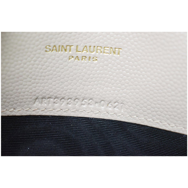 Yves Saint Laurent Matelasse Chevron Grain De Wallet