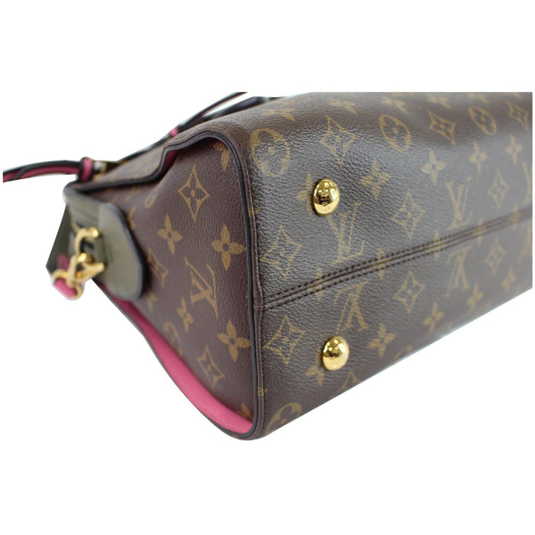 Louis Vuitton Tuileries Monogram Canvas Tote Shoulder - brass studs