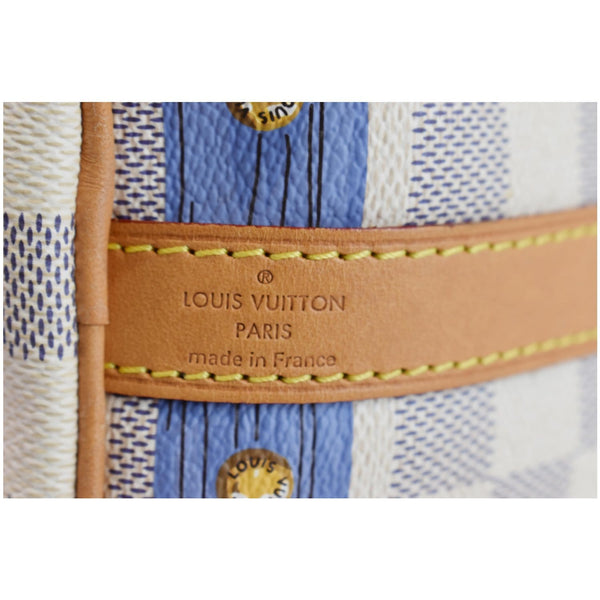 LOUIS VUITTON Trunks Speedy 30 Bandouliere Damier Azur Shoulder Bag White