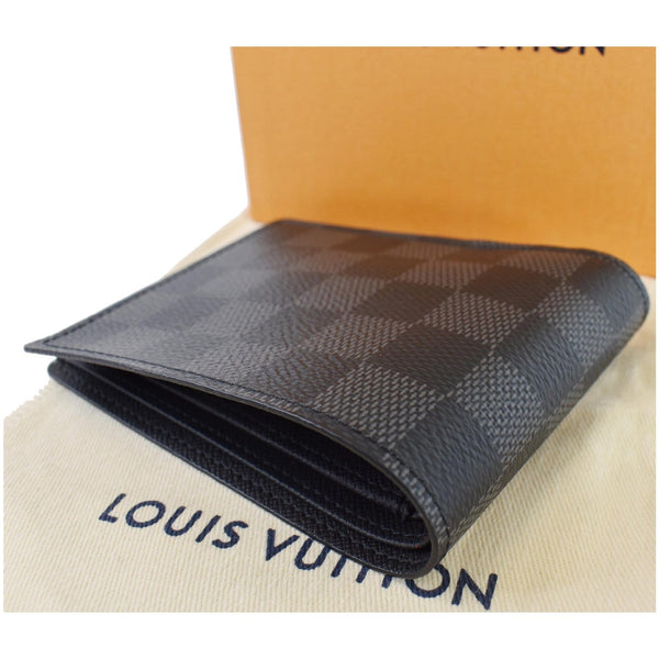 Louis Vuitton Damier Graphite Canvas Multiple Wallet - side view