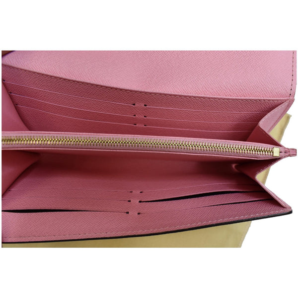 LOUIS VUITTON Sarah Jungle Dots Monogram Canvas Wallet Pink