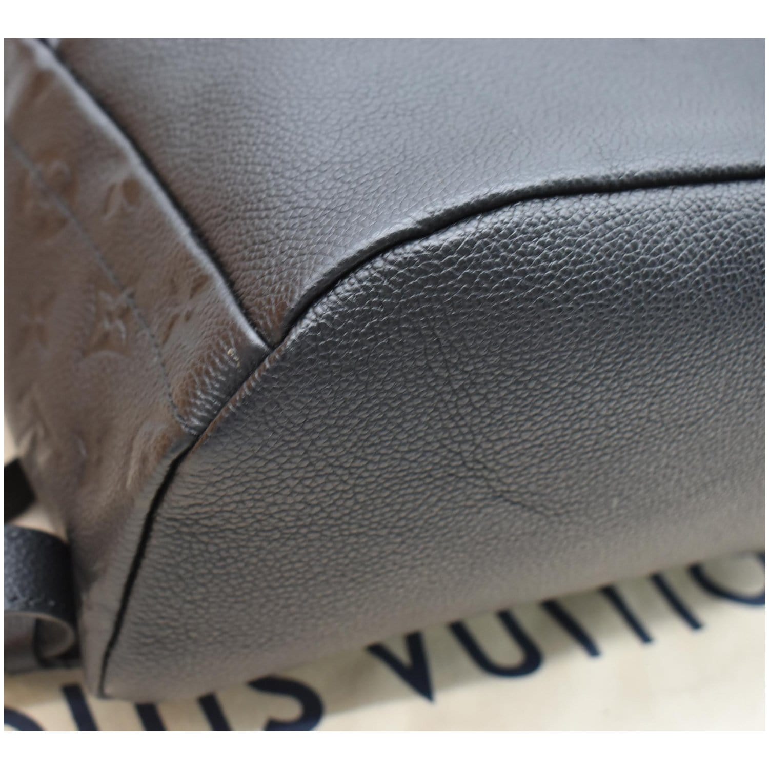 Louis Vuitton Monogram Empreinte Sorbonne Backpack Dark Blue Charms St –  Gaby's Bags
