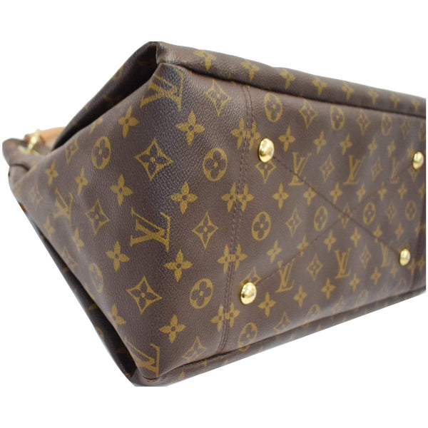 LOUIS VUITTON Artsy MM Monogram Canvas Shoulder Bag Brown
