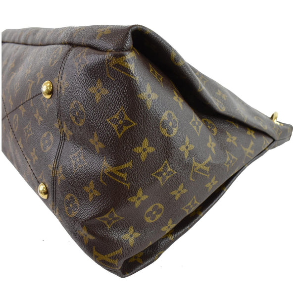 LOUIS VUITTON Artsy MM Monogram Canvas Shoulder Bag Brown