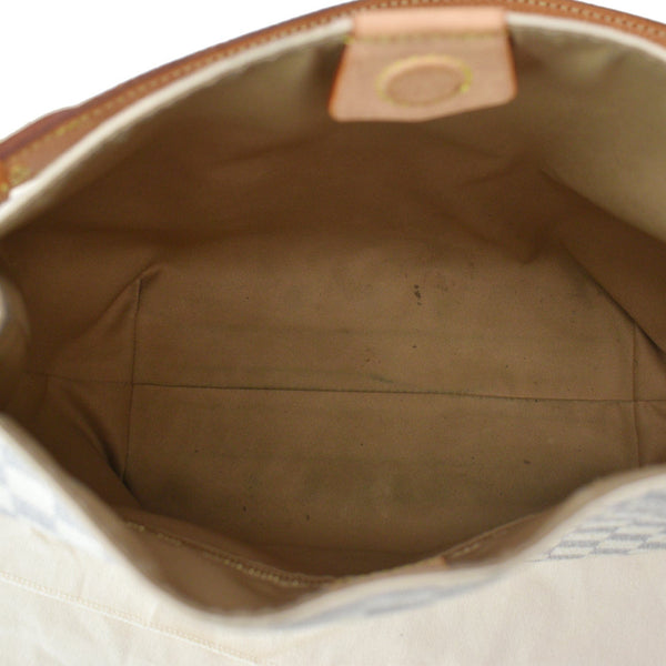 LOUIS VUITTON Graceful PM Damier Azur Shoulder Bag White