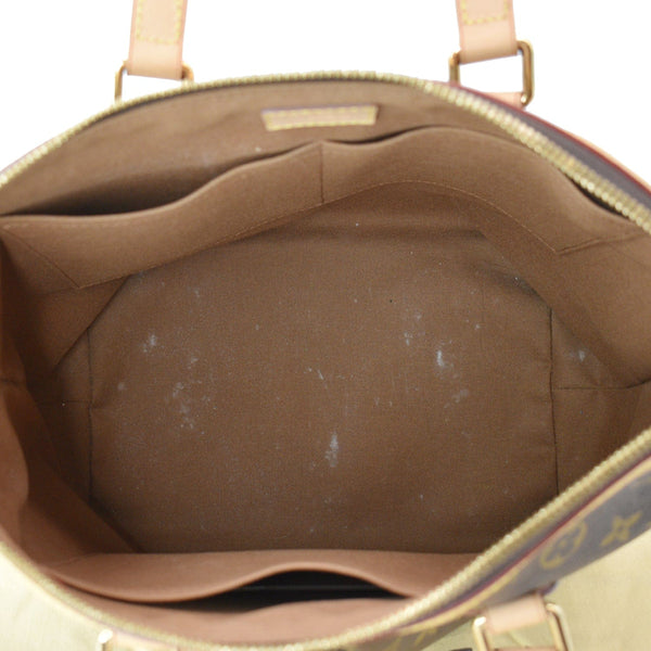 LOUIS VUITTON Palermo PM Monogram Canvas Shoulder Bag Brown