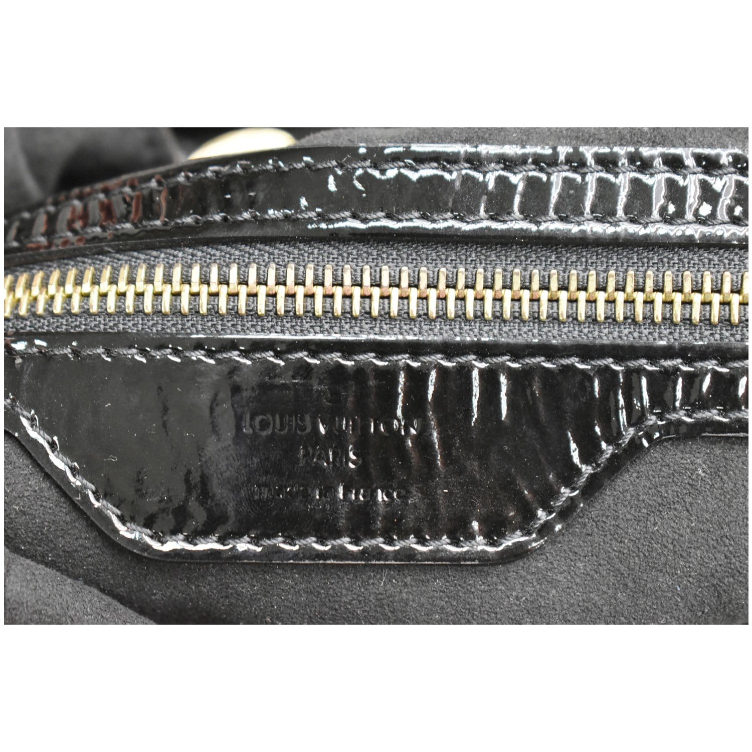 LOUIS VUITTON Surya Mahina XL Limited Edition Black Patent Leather Hob