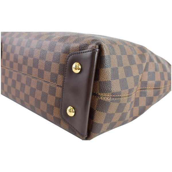 LOUIS VUITTON Duomo Hobo Damier Ebene Hobo Bag Brown