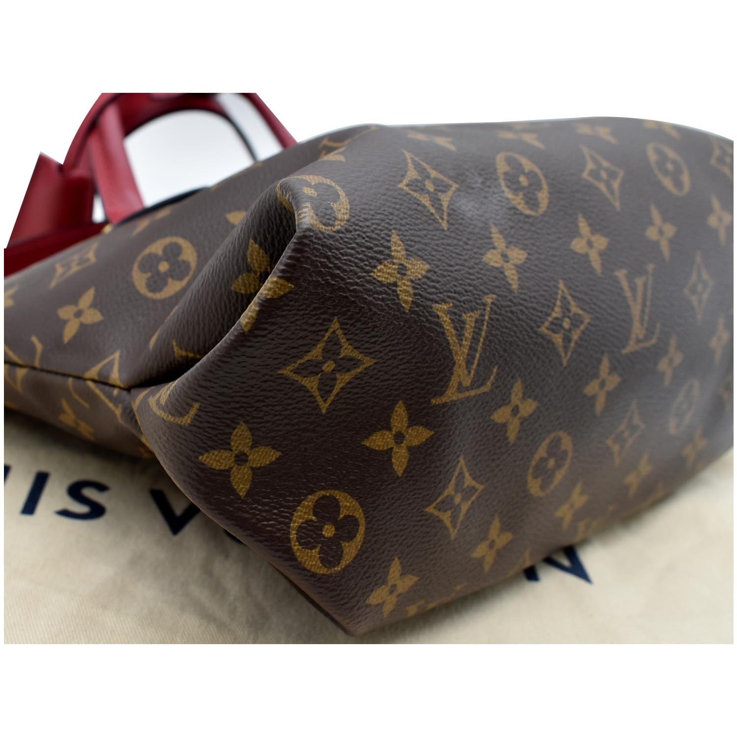 Louis Vuitton Ivory Monogram Lumineuse PM 2way Convertible Zip Tote Bag  935lvs415