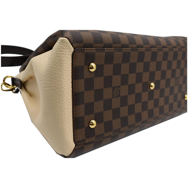LOUIS VUITTON Normandy Damier Ebene Shoulder Bag Brown