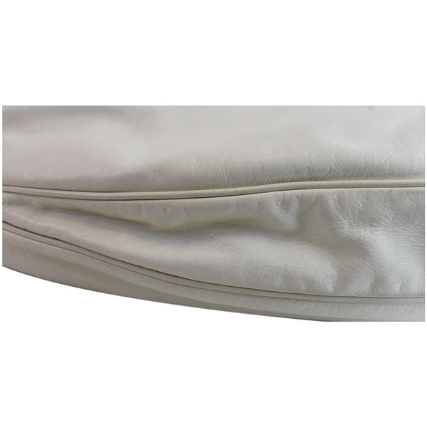 GUCCI Duchessa Leather Hobo Bag Ivory 181492