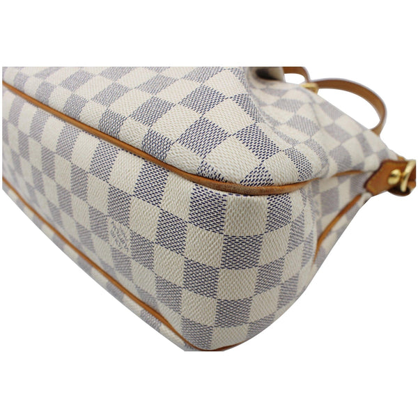 Used Louis Vuitton Damier Azur Siracusa PM Shoulder Bag