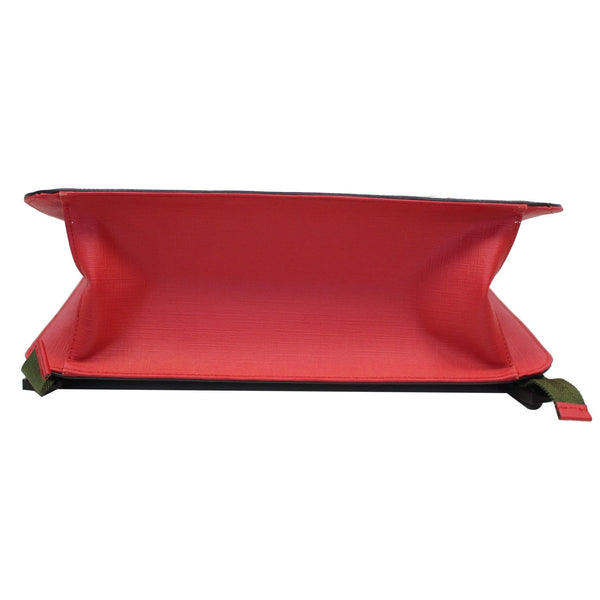 Gucci GG Supreme Backpack 2way Shoulder Tote Bag red flat base