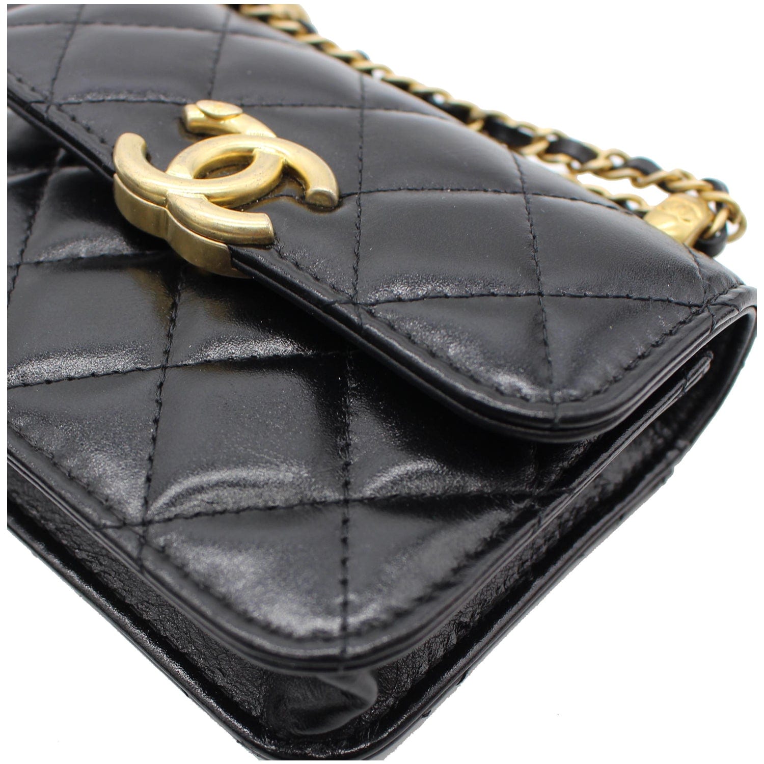 CHANEL Calfskin Quilted Mini Perfect Fit Flap White 792691