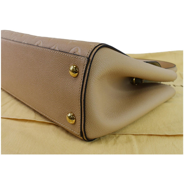 LOUIS VUITTON Trocadero Monogram Empreinte Leather Shoulder Bag Dune