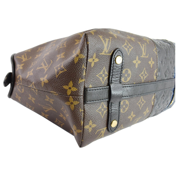 Louis Vuitton Blocks Stripes Monogram Leather Tote Bag corner look