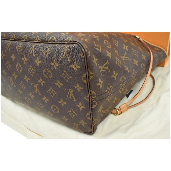 LOUIS VUITTON Neverfull GM Monogram Canvas Tote Shoulder Bag Brown