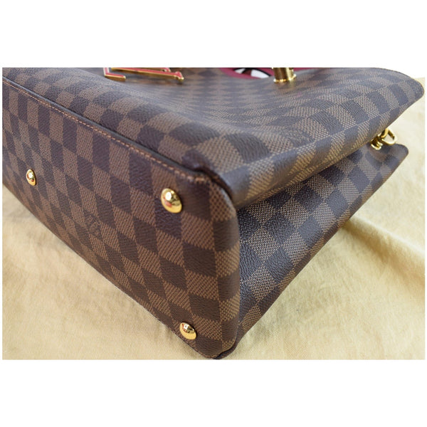 LOUIS VUITTON LV Riverside Damier Ebene Shoulder Bag Red