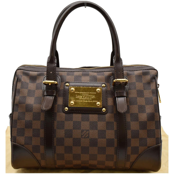 Louis Vuitton Berkeley Damier Ebene Satchel Bag - Brown