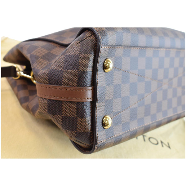 LOUIS VUITTON Greenwich Damier Ebene Shoulder Bag Brown