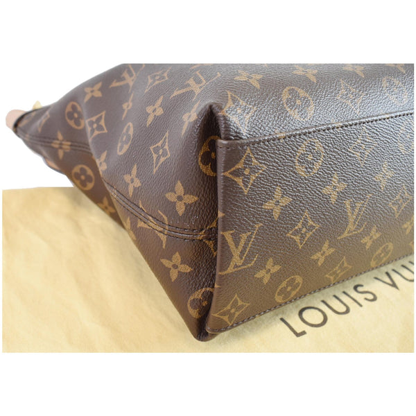 LOUIS VUITTON Tuileries Monogram Canvas Hobo Bag Sesame
