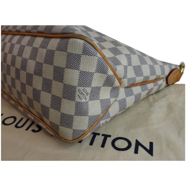 LOUIS VUITTON Delightful PM Damier Azur Hobo Bag White