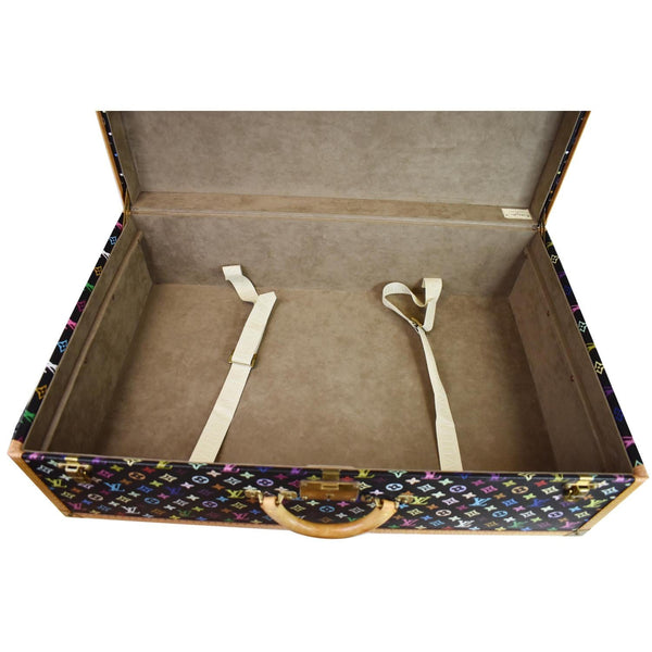 LOUIS VUITTON Alzer 80 Multicolor Monogram  Suitcase Travel Bag Black