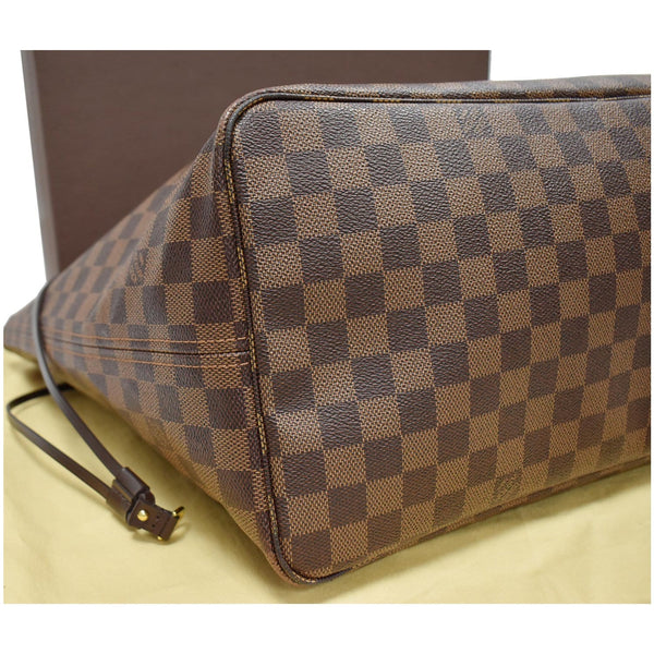 LOUIS VUITTON Neverfull GM Damier Ebene Tote Shoulder Bag Brown