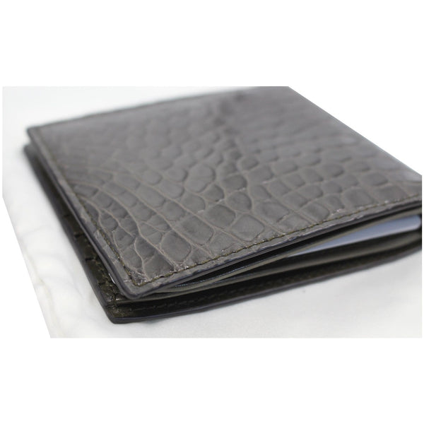 Gucci Bi-Fold Crocodile Leather Wallet leather stuff