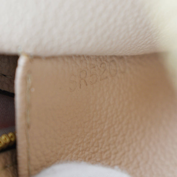 LOUIS VUITTON Monogram Canvas Cosmetic Pouch Brown