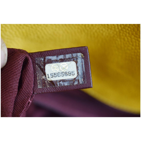 Chanel French Riviera Quilted Caviar Leather bag code