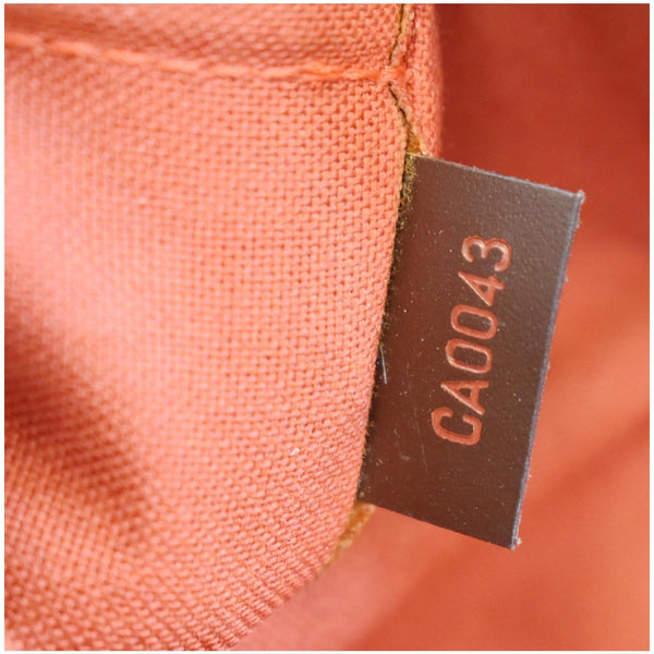 LOUIS VUITTON Ribera MM Damier Ebene Satchel Bag Brown