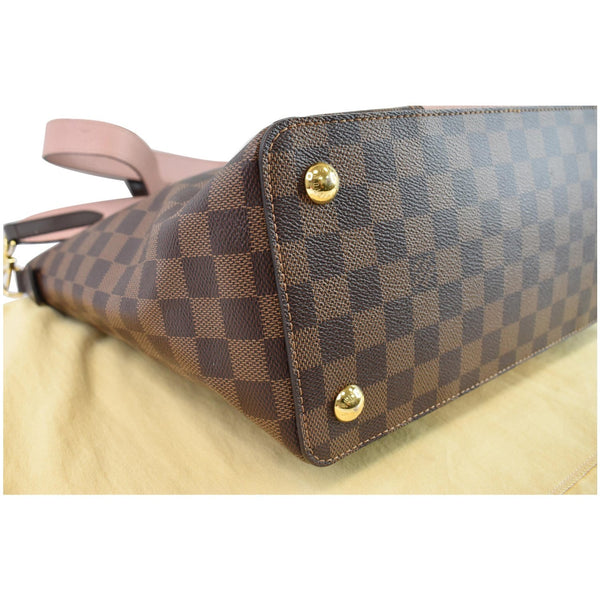 LOUIS VUITTON Jersey Damier Ebene Shoulder Bag Magnolia