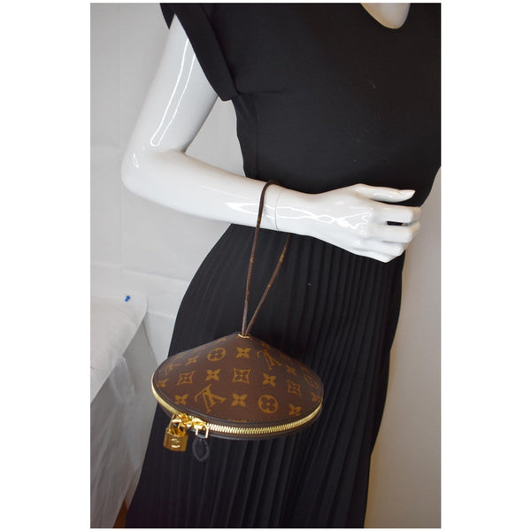 Louis Vuitton Toupie Monogram Canvas Handbag Brown
