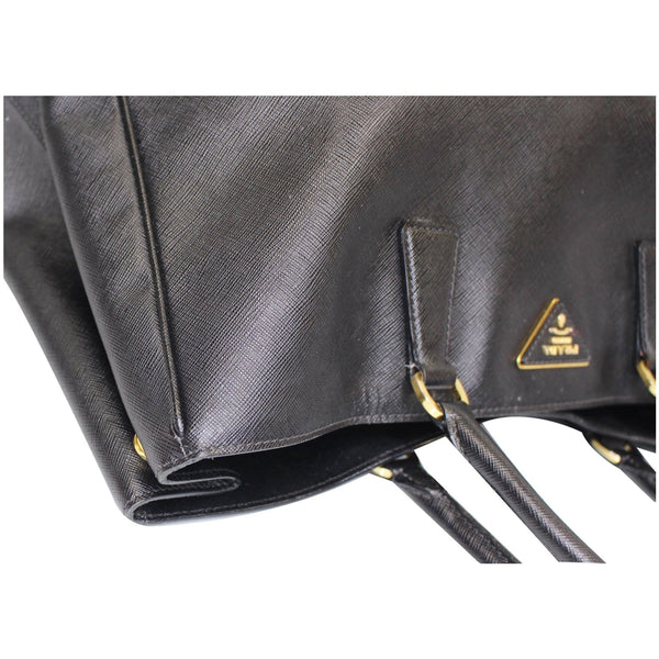 PRADA Galleria Large Saffiano Leather Tote Bag Black