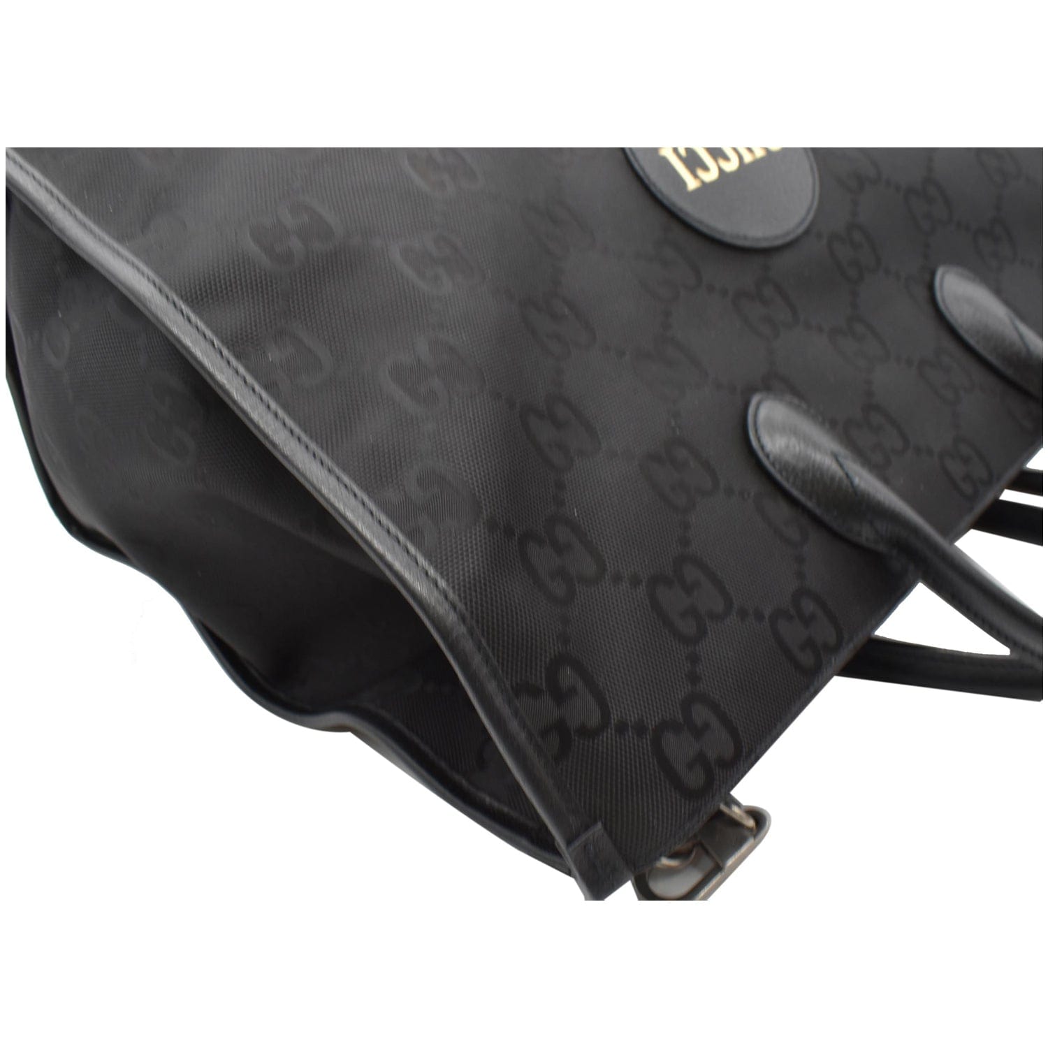 GUCCI Off The Grid GG Nylon Tote Bag Black 630353