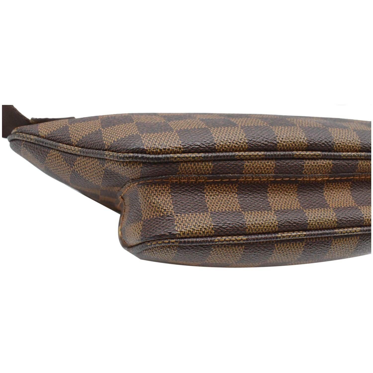 Louis Vuitton Melville Waist Bag Damier Ébène Canvas Brown Leather  ref.499597 - Joli Closet