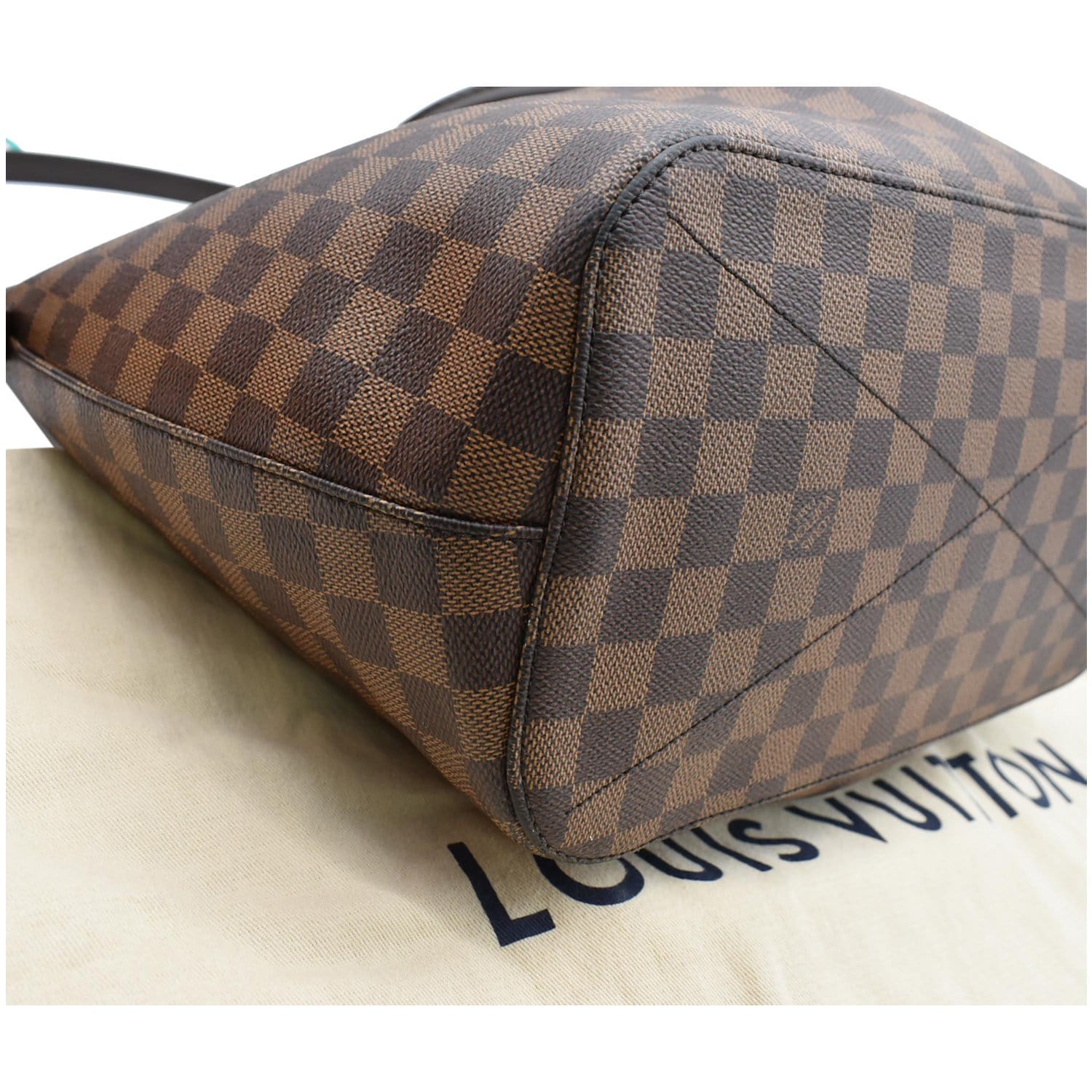 Louis Vuitton Tote Siena Damier Ebene With Accessories PM Brown in