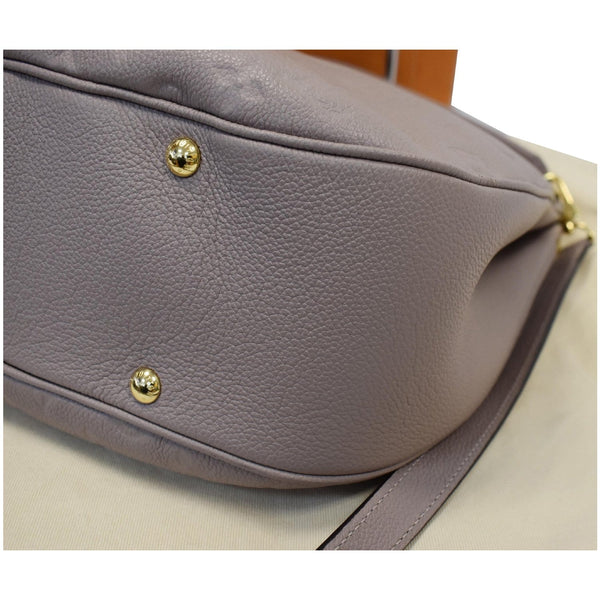 LOUIS VUITTON Spontini Empreinte Leather Shoulder Bag Mastic